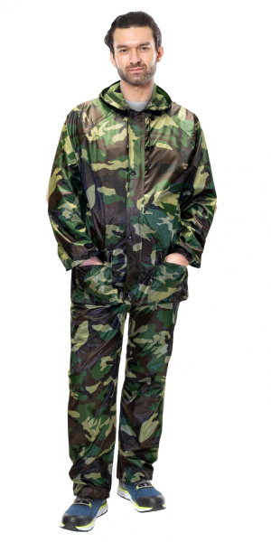Костюм влагозащитный Стандарт (210 гр/м2) КМФ зеленый