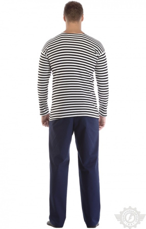 Тельняшка черная полоса