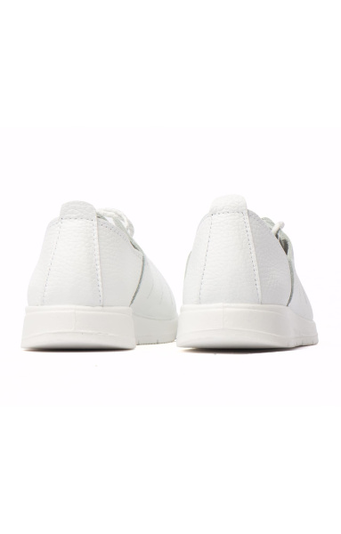 Полуботинки АЛМИ ДЖЕССИКА кожаные женские арт 642110 09900 МИНПРОМТОРГ, ПУ, белые