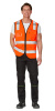 Жилет сигнальный "Ультра" оранжевый, 4СОП