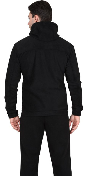 Куртка флисовая "Меркурий" черная (ЧЗ)