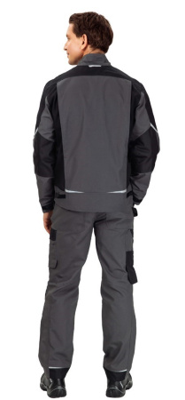 Куртка мужская "Сюрвейер" тёмно-серый/чёрный