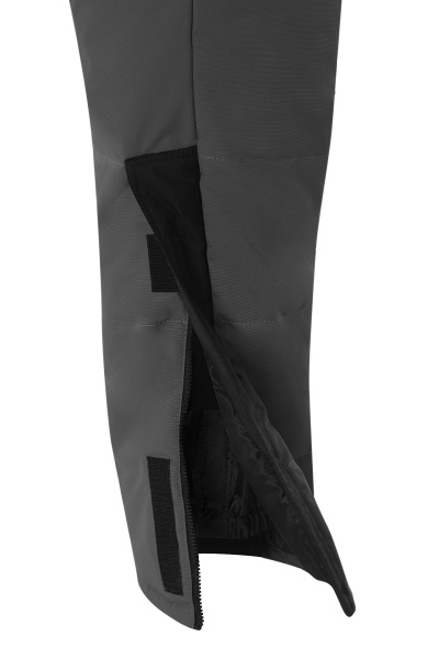 Брюки Домбай утепленные графит/черные, тк.Рейнман Хеви