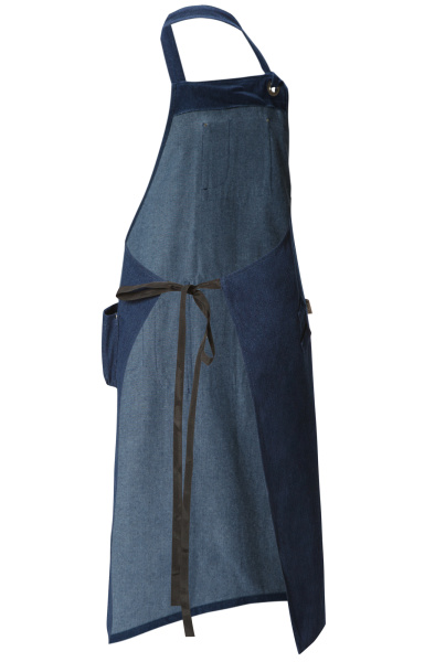 Фартук БРИСТОНБАР РИКОН Деним (BristonBar RIKON Denim) с нагрудником dark blue (темно-синий)