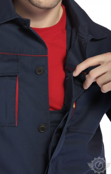 Костюм "Эксперт-2", куртка, п/к, темно-синий