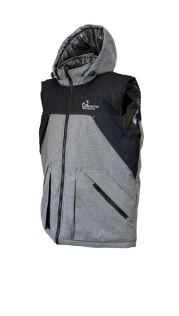 Жилет утепленный "Gorgon",серый, тк.Taslan Dobby