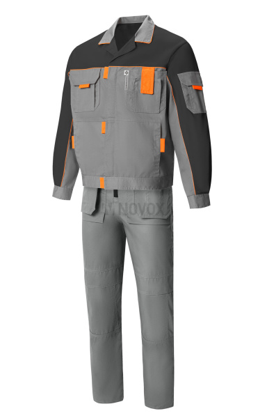 Костюм Профессионал-2 темно-серый/графит (куртка, п/к)