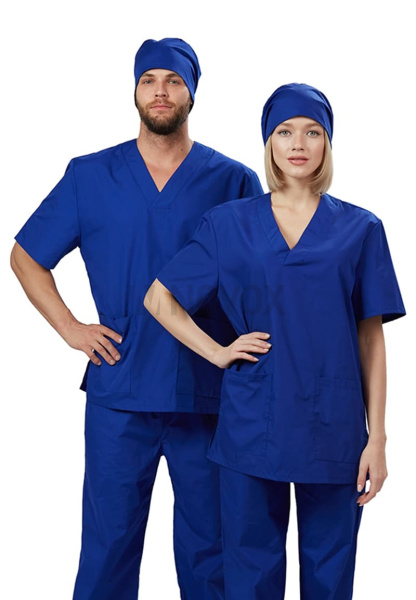 Костюм Хирургический (универсальный) васильковый