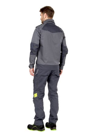 Куртка рабочая мужская летняя/демисезонная "Мист" цвет т.серый/серый