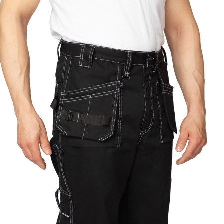 Костюм мужской "Викинг 2021" чёрный (куртка и брюки)