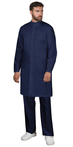 Халат "СИЦИЛИЯ" мужской темно-синий