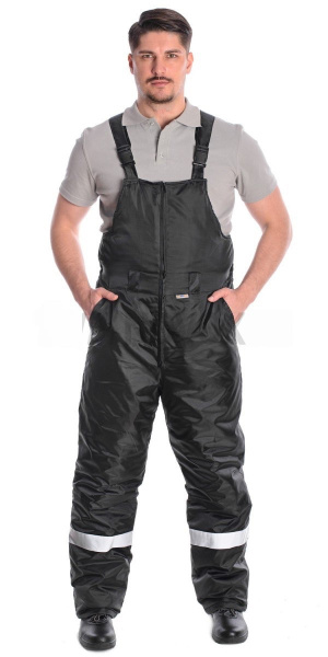 Полукомбинезон утепленный, черный