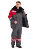 Костюм утеплённый "НОВА" куртка+п/к, цв. СЕР./красный