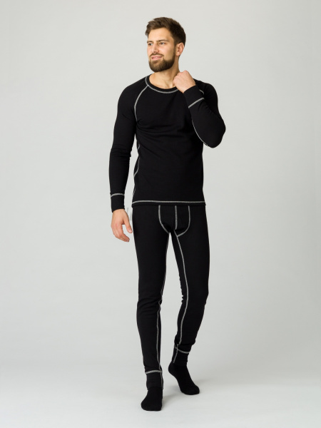 Термобелье Арктика (тк.Хлопок/Акрил/Шерсть,300) , черный