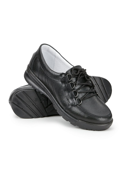 Полуботинки женские "Инженер", ПУ, цвет черный