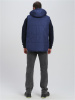Жилет утепленный с капюшоном Респект (тк.Таслан), т.синий
