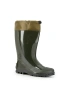 Сапоги ПВХ с надставкой и съемным чулком цвет олива