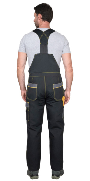 Полукомбинезон АГАТ черный с темно-серым