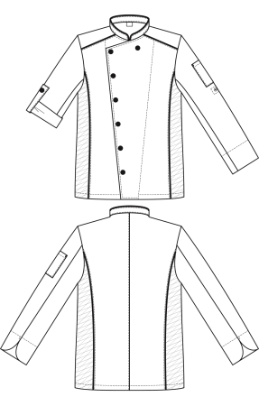 Китель поварской RICON white (белый)