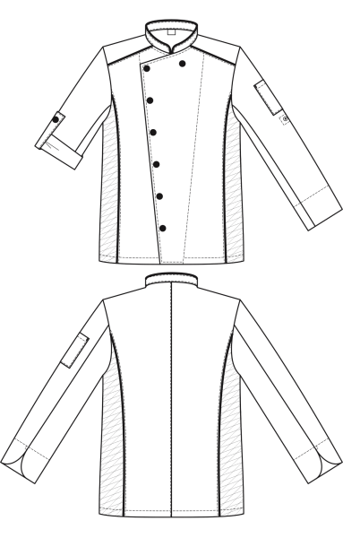 Китель поварской RICON white (белый)