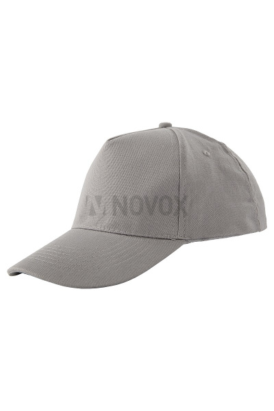Бейсболка классическая цвет серый