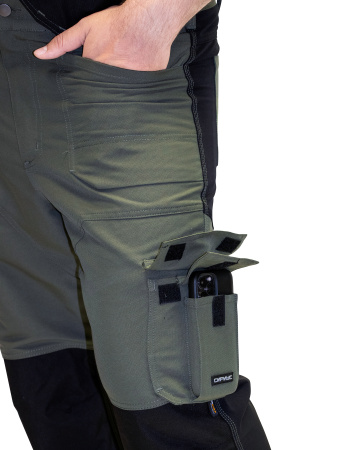 Костюм "Тритон" куртка, брюки хаки с черным, тк. Кошачий глаз