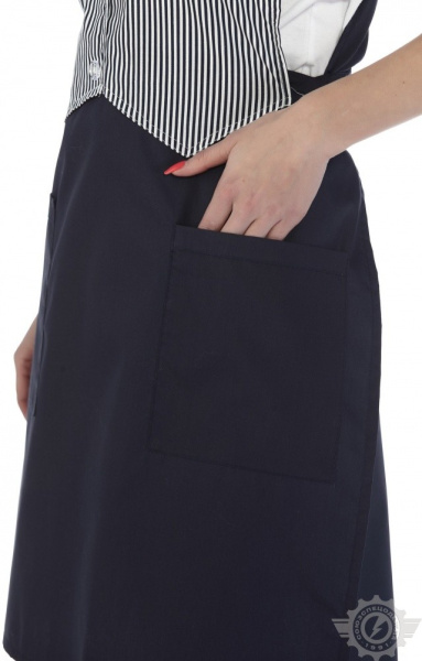 Фартук-жилетка "Маша" синяя