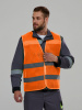 Жилет сигнальный ProfLine Base (тк.Полиэфир,60), оранжевый (СОП-2)