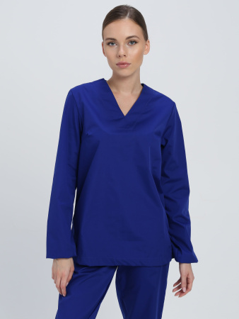 Костюм женский ХАССП-База (тк.ТиСи,120), васильковый