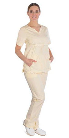 Блуза "Милана" медицинская женская, кремовый