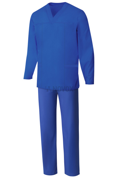 Костюм СПЕЦ с длинным рукавом (с карманами) василек