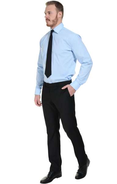 Галстук на резинке черный