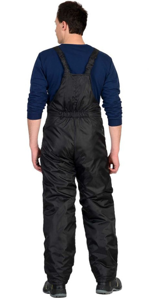 Полукомбинезон зимний универсальный, цв. черный, тк. ПЭ