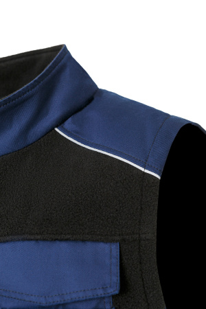 Жилет СТАТУС (STATUS) комбинированный черный/т.синий
