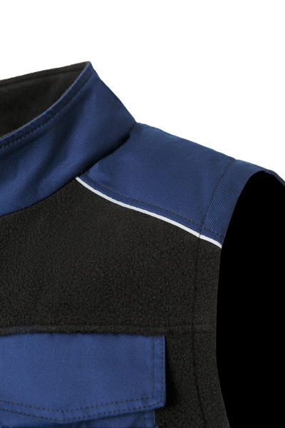 Жилет СТАТУС (STATUS) комбинированный черный/т.синий