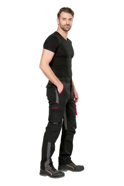 Брюки рабочие мужские летние/демисезонные "Студио" цвет черный