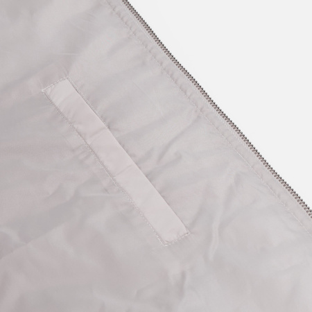 Куртка-бомбер унисекс Warmbridge, светло-серая