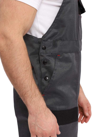 Костюм "РЕСПЕКТ" куртка, п/к, цвет: СЕРЫЙ/ЧЕРНЫЙ