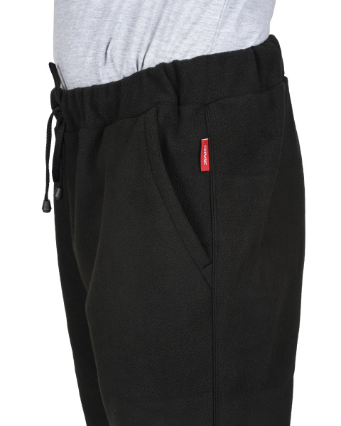 Брюки флисовые "Комфорт" черные