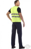 Сигнальный жилет "Спектр" лимонный с СВП (СОП)