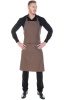 Фартук «BARISTA» с нагрудником, цвет chocolate (темно-коричневый)