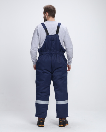 Костюм зимний Темп (тк.Смесовая,210) п/к, т.синий/васильковый