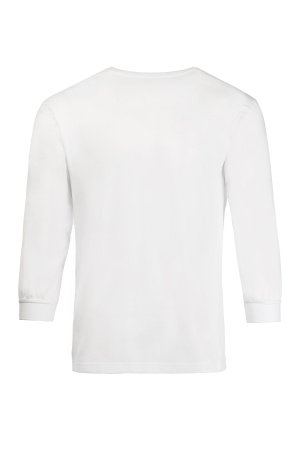  Блуза ЭЙЧ ЛАЙН Лайт комбинированная с длинным рукавом белая