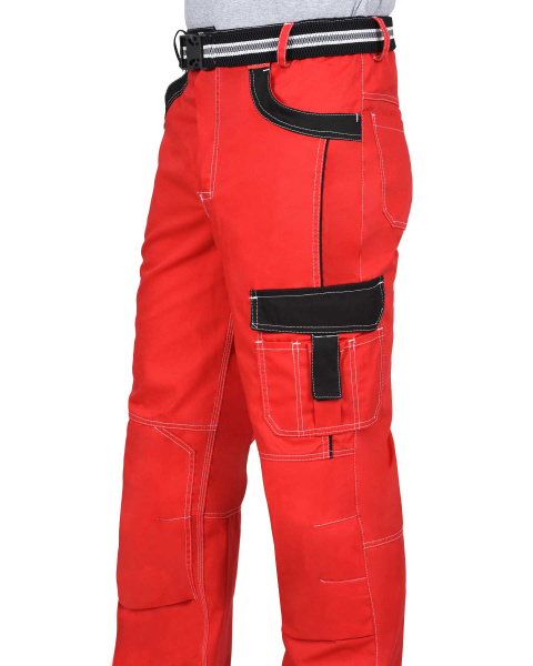 Брюки "Престиж" красные с черным тк. Rodos (245гр.кв.м)