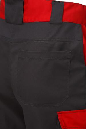 Костюм "STATUS" NEW (Статус), куртка, брюки, графит красный