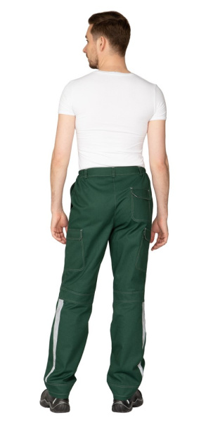Брюки мужские "Эко-Труд" тёмно-зелёный, СОП